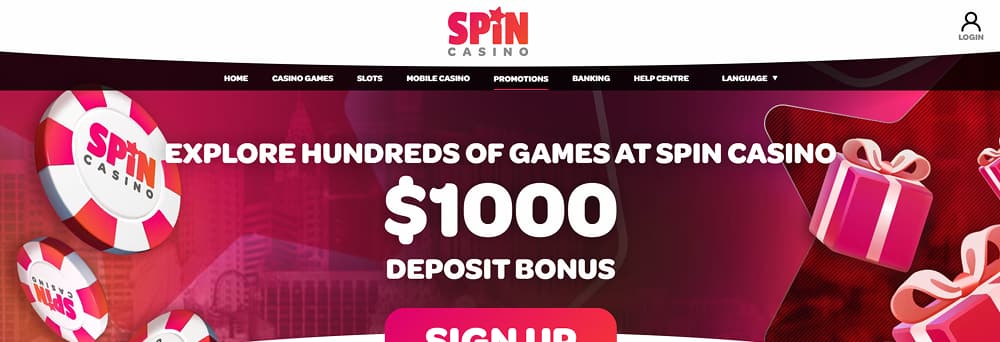 Spin casino promotions